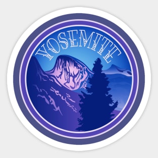 Yosemite National Park WPA Style Logo Sticker